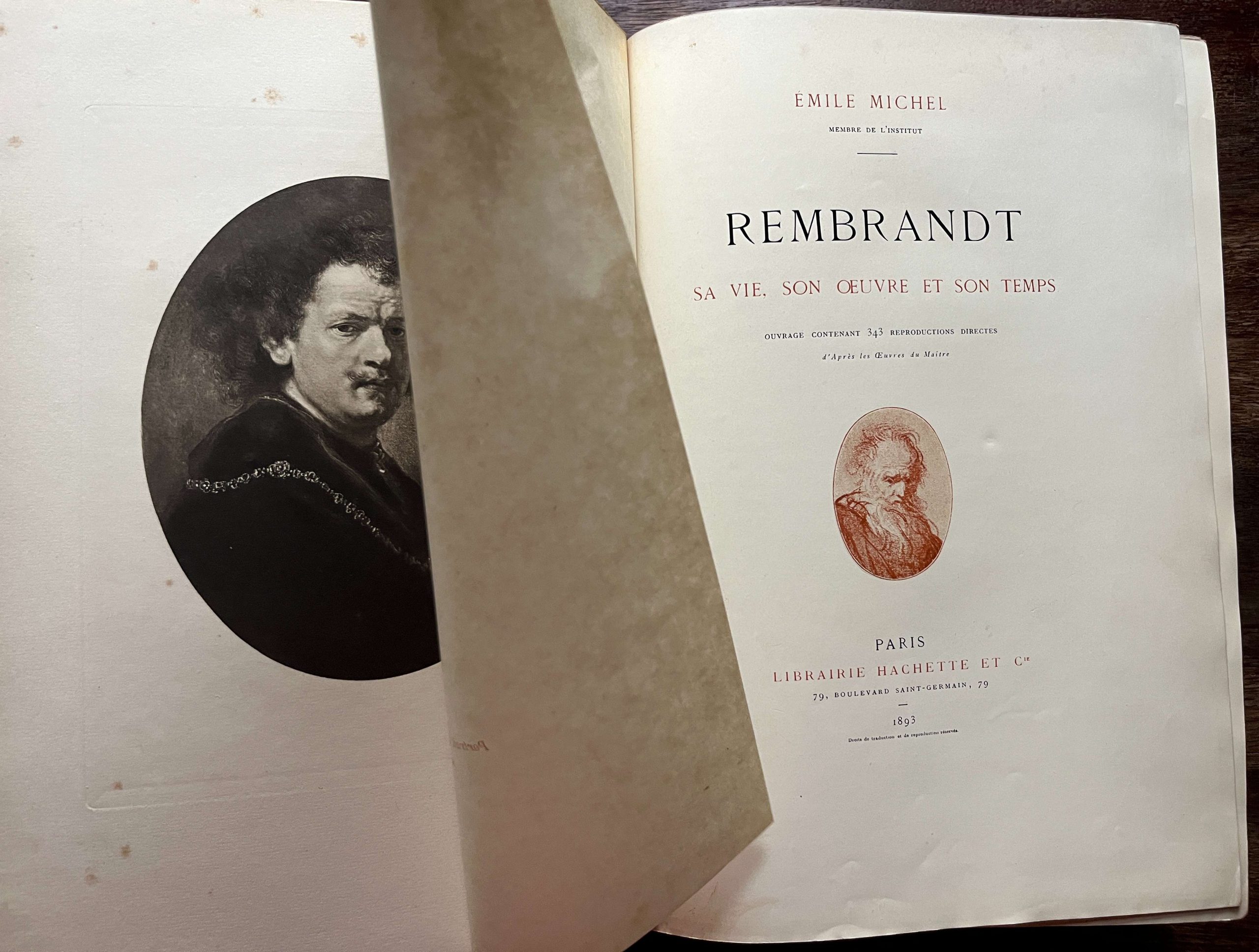 REMBRANDT Emile Michel SA VIE , SON OEUVRE ET SON TEMPS Paris 1893 - Image 4