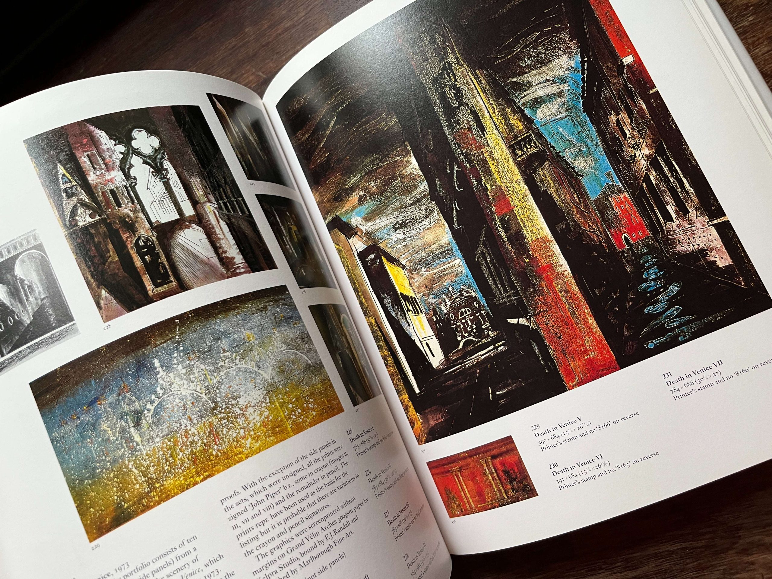JOHN PIPER 1903-92 'quality and experiment' the prints 1923-1991 of John Piper CATALOGUE RAISONNE Orde Levinson - Image 4