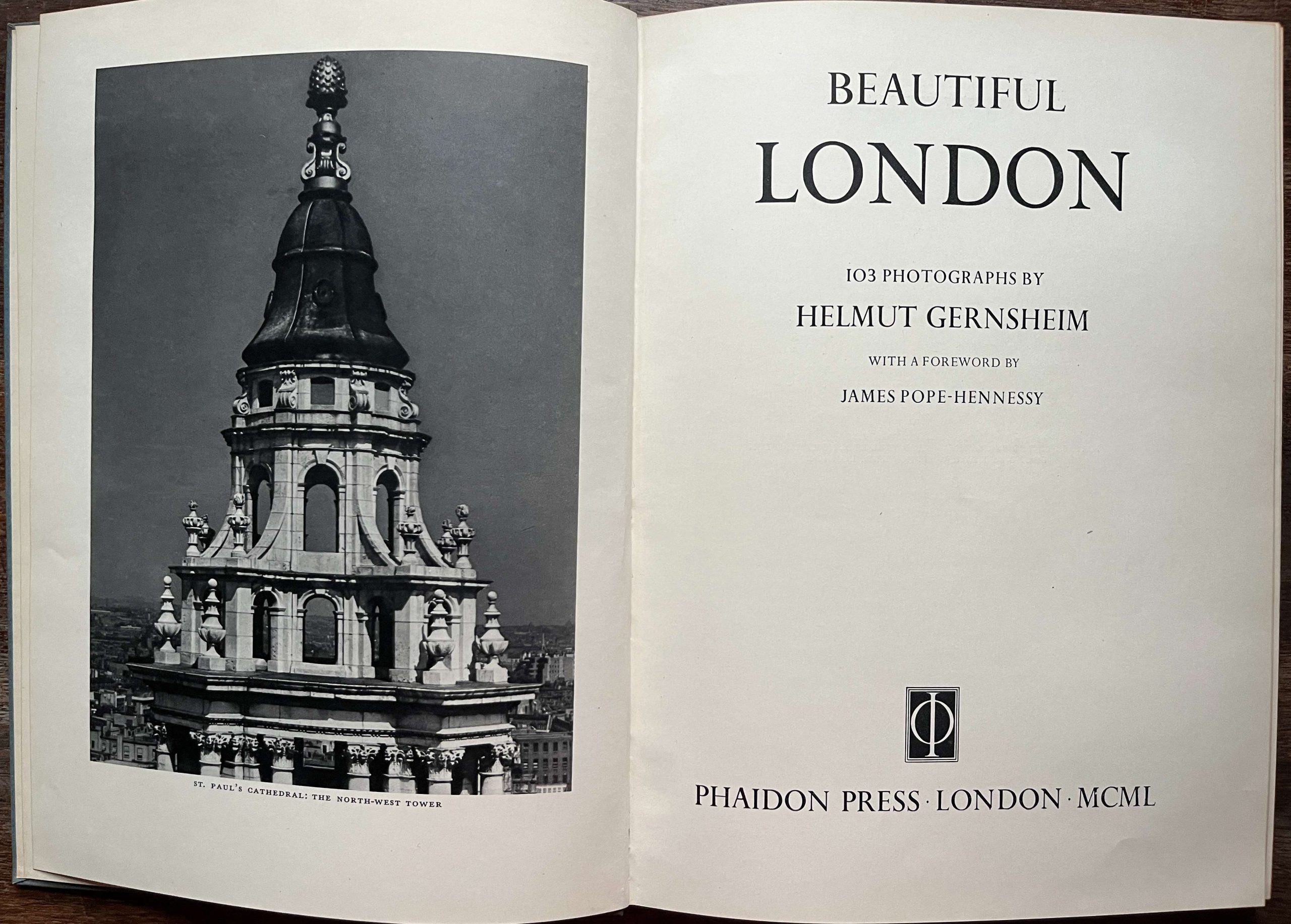 Beautiful London PHAIDON PRESS 103 photographs 1950 - Image 2